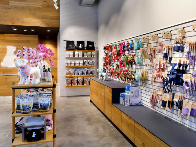 Barkin' Creek in Rainey offers a large assortment of well-curated retail, home, and lifestyle brands to outfit your furry friend for any seasonal need or daily play.